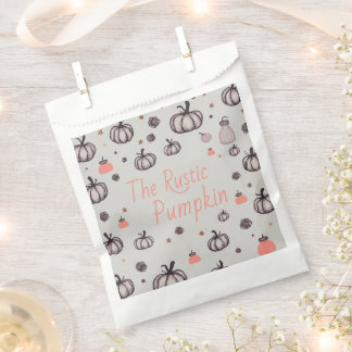 The Rustic Pumpkin Favour Bags