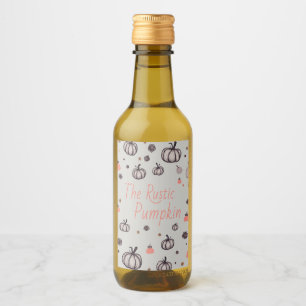 The Rustic Pumpkin Wine Label