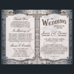 The Rustic Silver Birch Tree Wedding Collection<br><div class="desc">The Rustic Silver Birch Tree Wedding Collection - Bi-Fold Program Templates 
 
  VIEW MATCHING ITEMS FOR THIS COLLECTION</div>