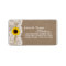 The Rustic Sunflower Wedding Collection Labels