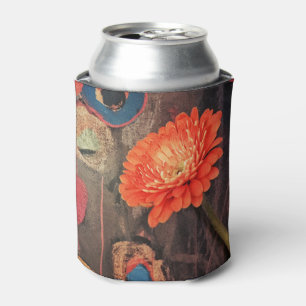 The Rustic Zinnia Can Cooler