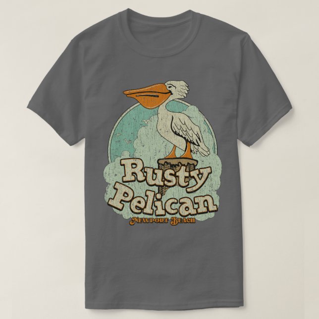 The Rusty Pelican 1972 T-Shirt (Design Front)
