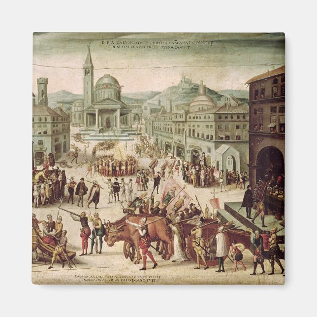 The Sack of Lyons by the Baron des Adrets Magnet (Front)