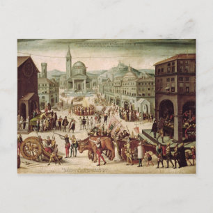 The Sack of Lyons by the Baron des Adrets Postcard