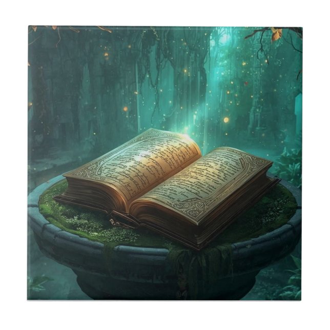 The Sacred Book of Moss and Magic Tile (Front)