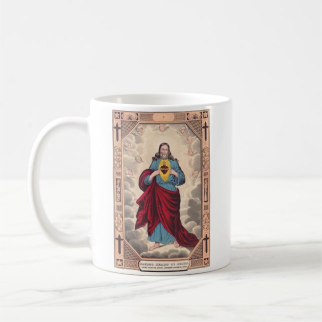 The Sacred Heart of Jesus Coffee Mug (Left)