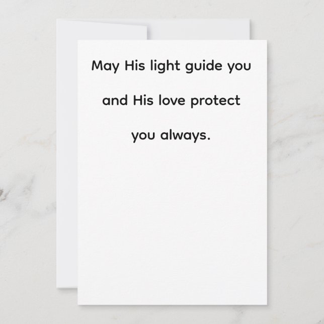 The Sacred Heart of Jesus Invitation (Back)