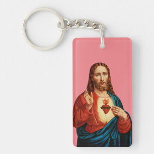 The Sacred Heart of Jesus Key Ring