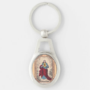 The Sacred Heart of Jesus Key Ring