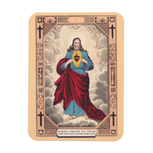 The Sacred Heart of Jesus Magnet