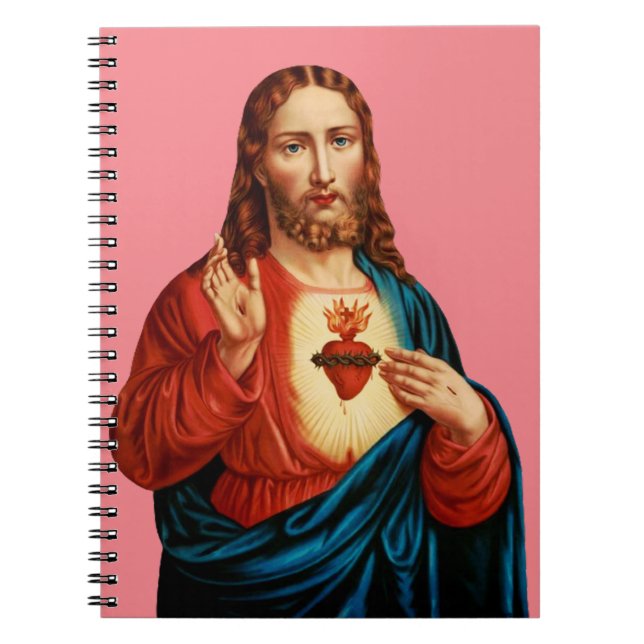 The Sacred Heart of Jesus Notebook (Front)