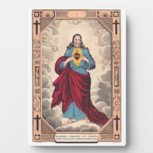 The Sacred Heart of Jesus Plaque