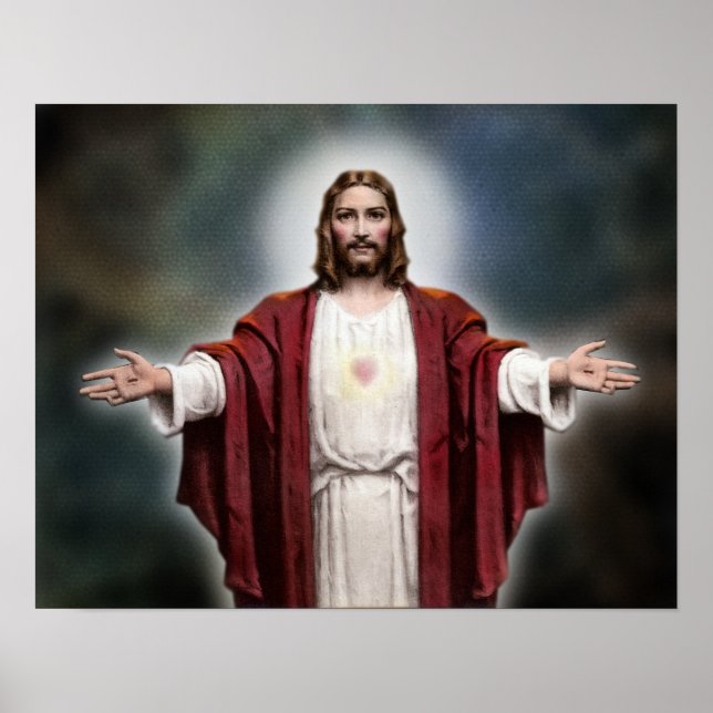 The Sacred Heart of Jesus Poster (Front)