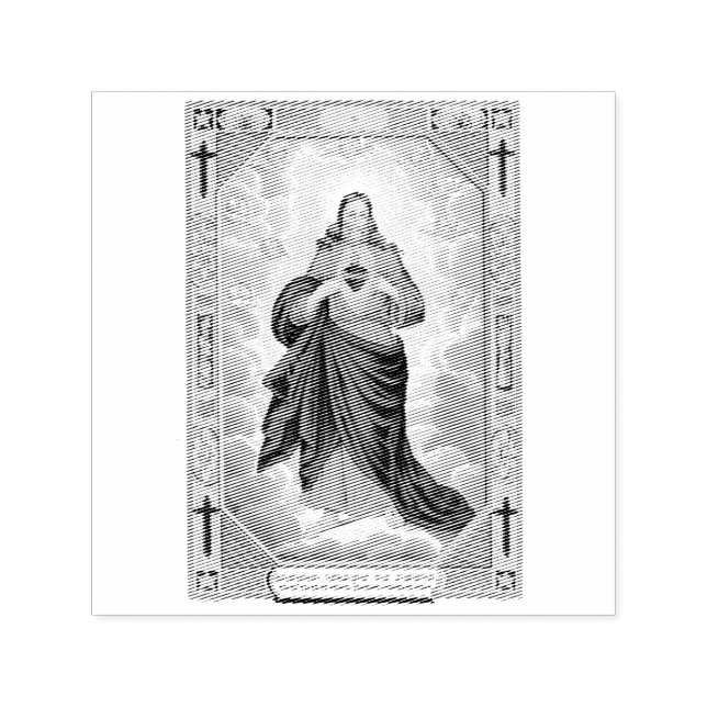 The Sacred Heart of Jesus Self-inking Stamp (Design)