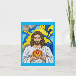 The Sacred Heart of Jesus Thank You Card
