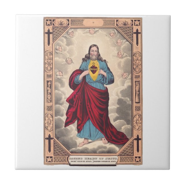 The Sacred Heart of Jesus Tile (Front)
