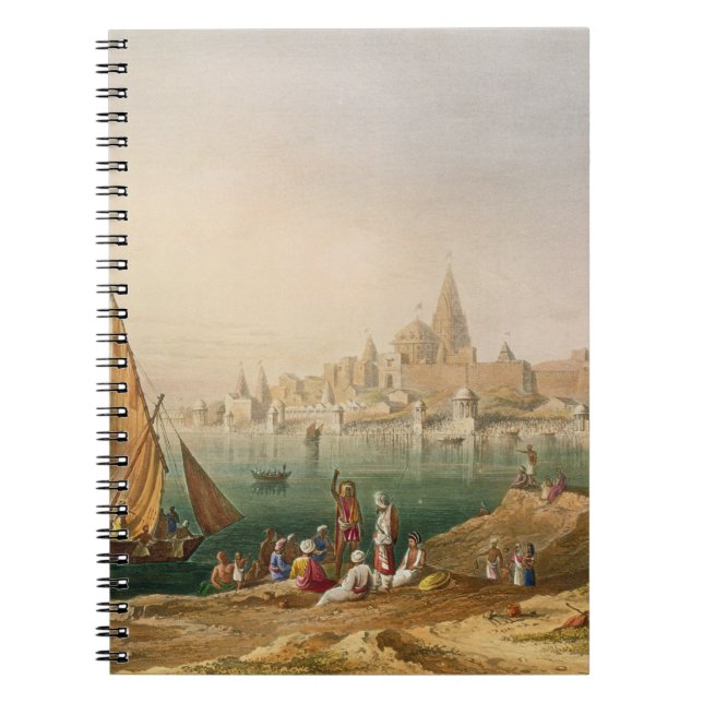 The Sacred Town and Temples of Dwarka, from Volume Spiral Notebook (Front)