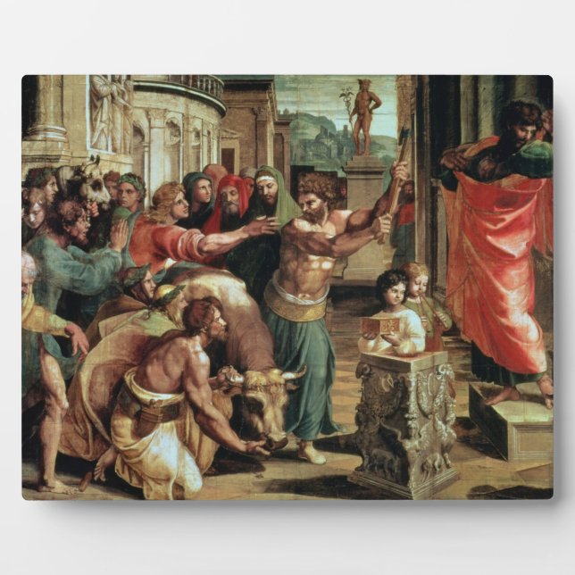 The Sacrifice at Lystra (cartoon for the Sistine C Plaque (Front)