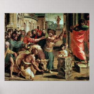 The Sacrifice at Lystra (cartoon for the Sistine C Poster