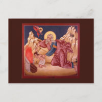 The Sacrifice of Abraham Prayer Card