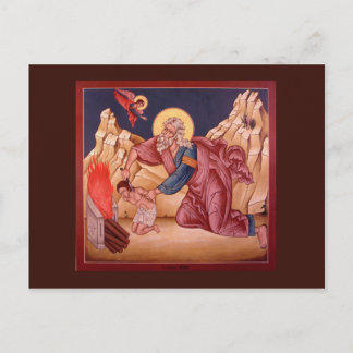 The Sacrifice of Abraham Prayer Card