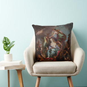 The Sacrifice of Iphigenia by Charles de La Fosse Cushion