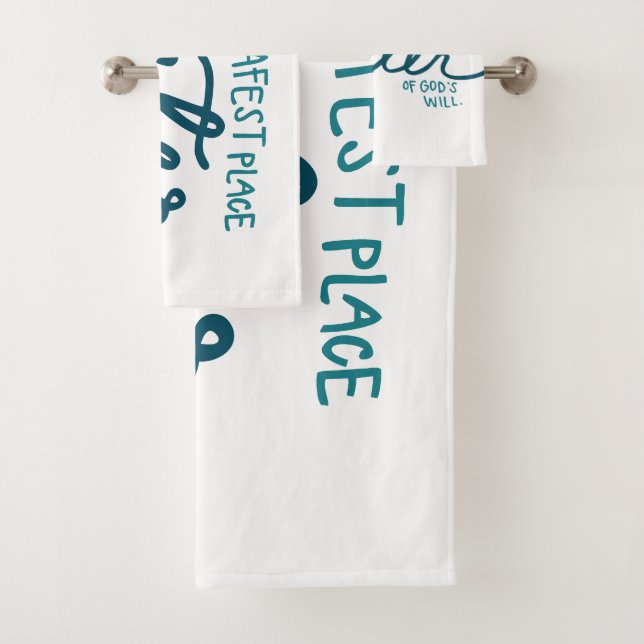 The Safest Place Bath Towel Set (Insitu)