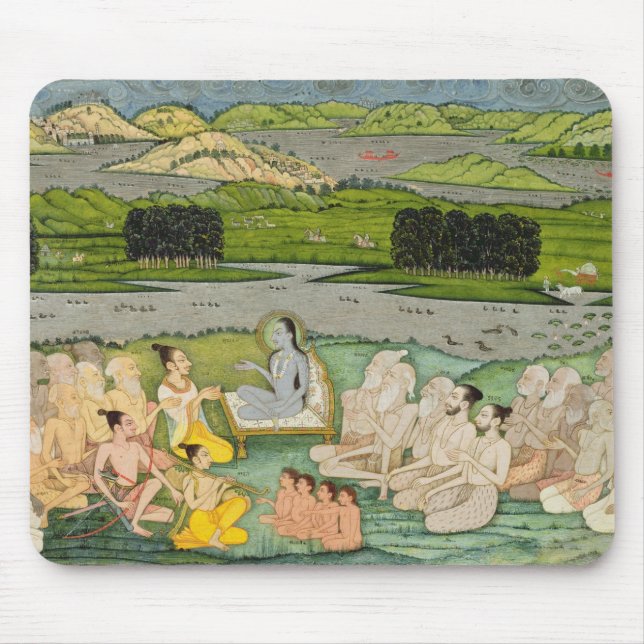 The sage Shuku Deva addressing King Parikshit & a Mouse Pad (Front)