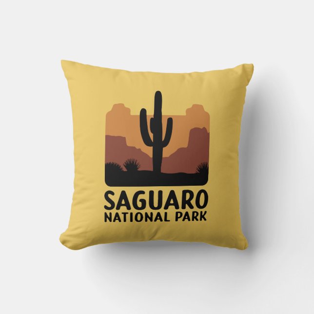 The Saguaro Cactus Cushion (Front)