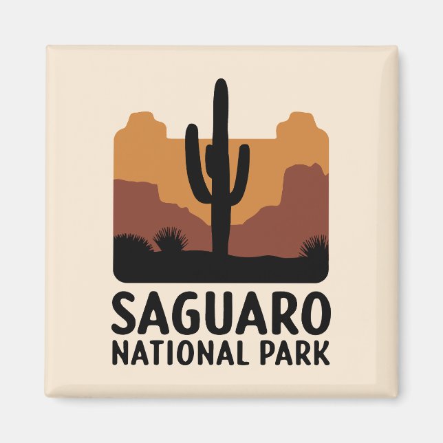 The Saguaro Cactus Magnet (Front)
