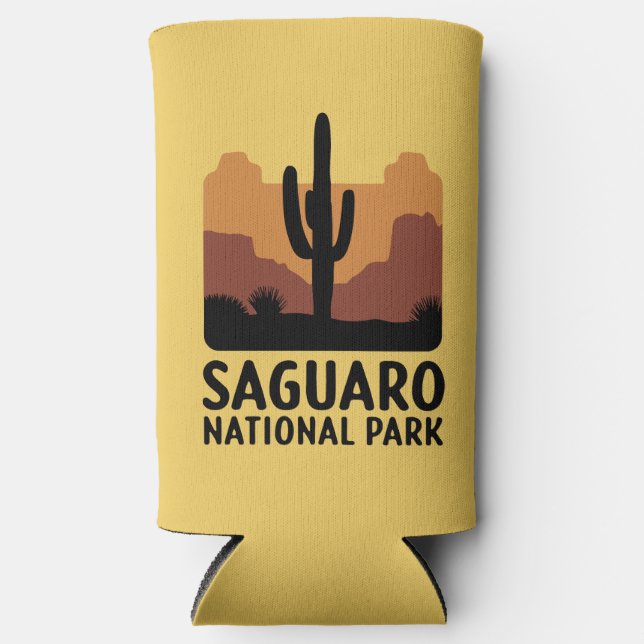 The Saguaro Cactus Seltzer Can Cooler (Front)