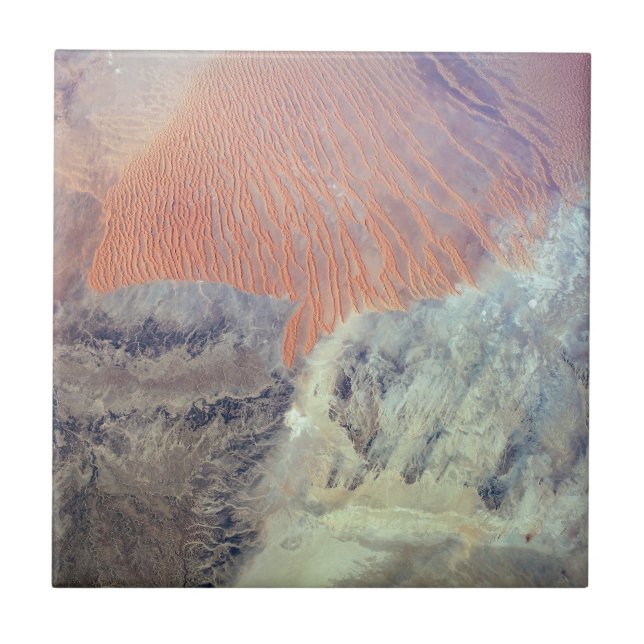 The Sahara Desert In Algeria, North Africa. Tile (Front)