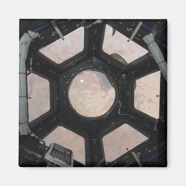 The Sahara Desert visible through the windows Magnet (Front)