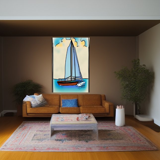 The sailboat | AI Art Poster (Creator Uploaded)