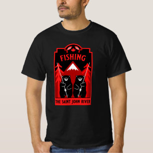 The Saint John River Fishing Canada T-Shirt