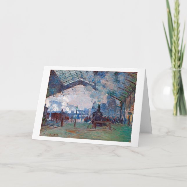 The Saint-Lazare Station, Monet Card (Front)