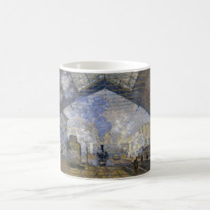 The Saint-Lazare Station, Monet Coffee Mug