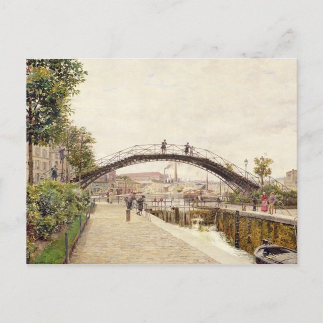 The Saint-Martin Canal Postcard (Front)