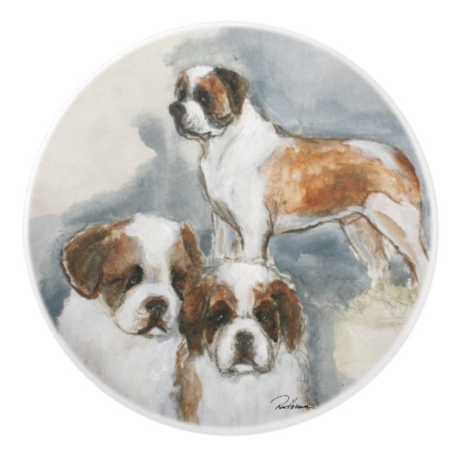 The Sainted Ceramic Knob (Front)