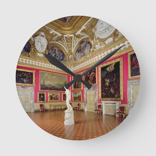 The 'Sala di Venere' (Hall of Venus) containing th Round Clock (Front)