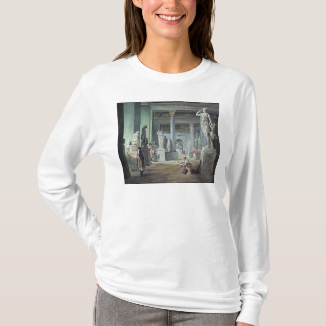 The Salle des Saisons at the Louvre, c. 1802 T-Shirt (Front)