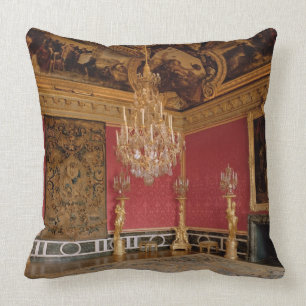The Salon d'Apollon (Apollo Room) with tapestries Cushion