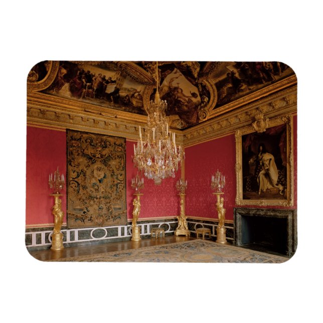 The Salon d'Apollon (Apollo Room) with tapestries Magnet (Horizontal)