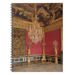 The Salon d'Apollon (Apollo Room) with tapestries Spiral Notebook