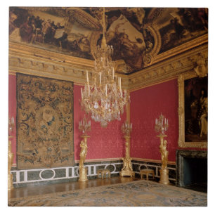 The Salon d'Apollon (Apollo Room) with tapestries Tile