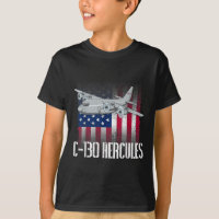 The Salty Veteran C-130 Hercules American Flag Mil