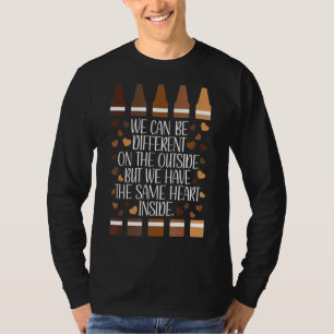 The Same Heart Inside Black History Month African T-Shirt