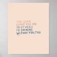 The Same Light - Inspirational Encouraging Quote