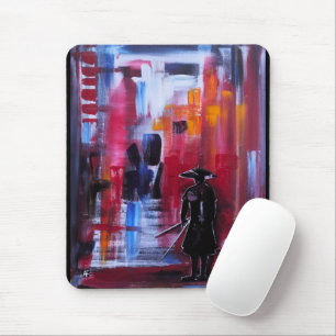 The Samurai's Horizon Painting by Alfred Fox Mouse Pad