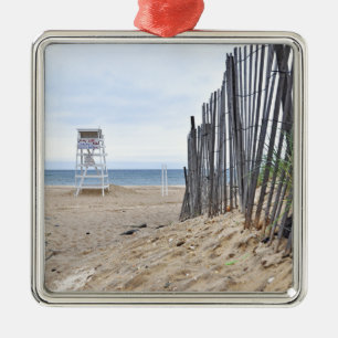 The Sand Dune Beaches of Montauk, NY Metal Tree Decoration